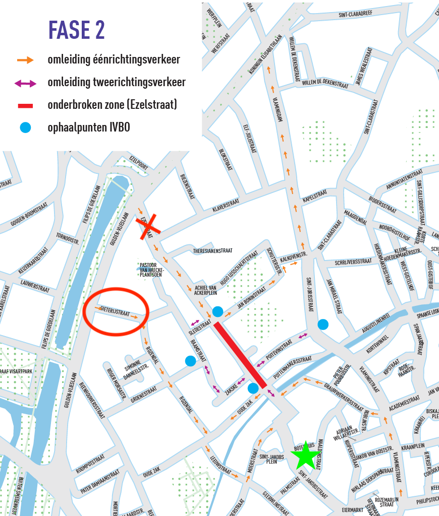 verkeerswerken Brugge